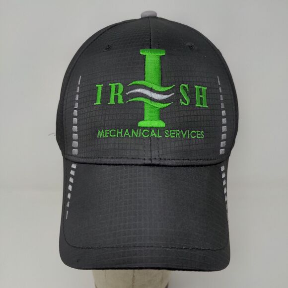 Cap America Golf Irish Mechanical Services Strapback Hat Black Adjustable - Picture 3 of 12